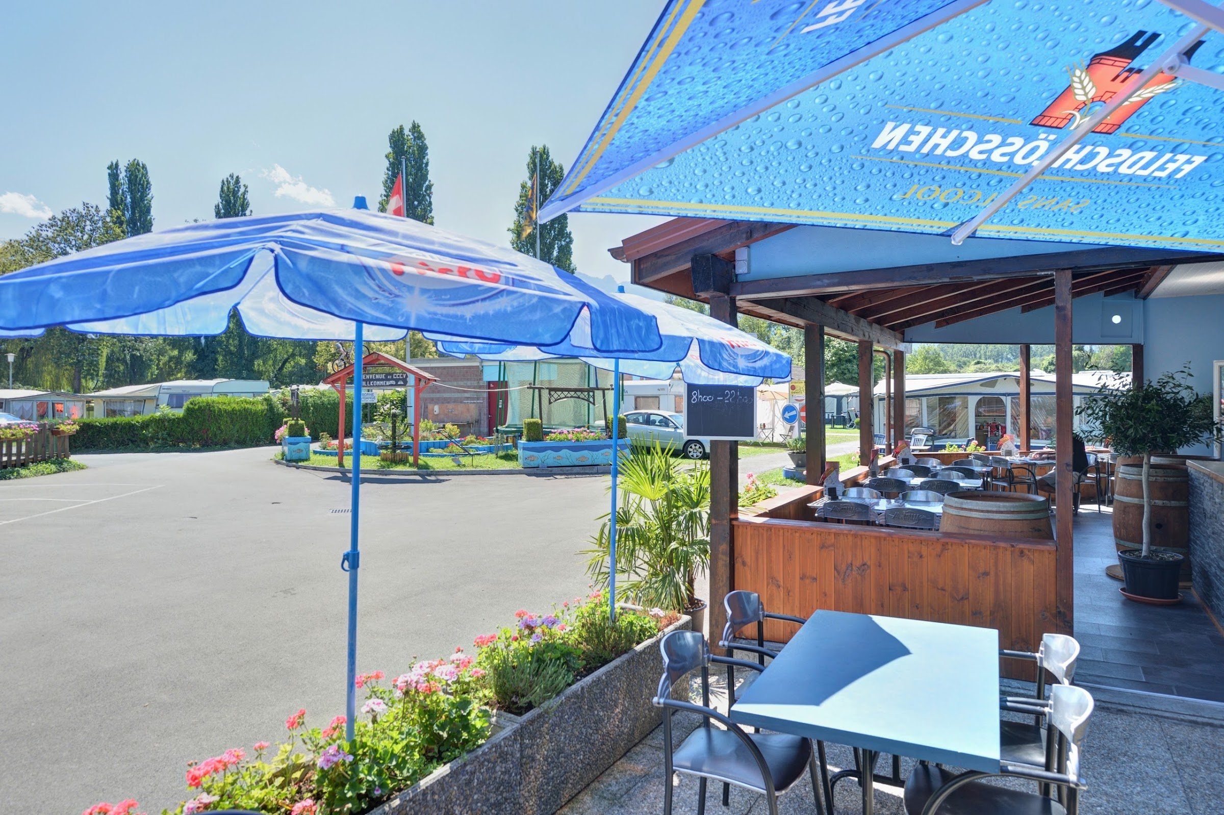 Camping Les Horizons Bleus (Villeneuve, Lac Léman)